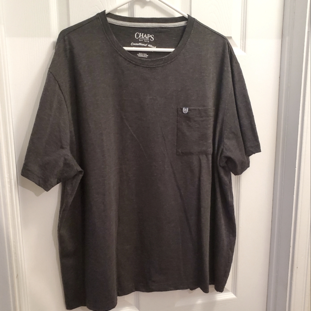 CHAPS Coastland Wash Men's Top Pocket T-Shirt, Size XXL